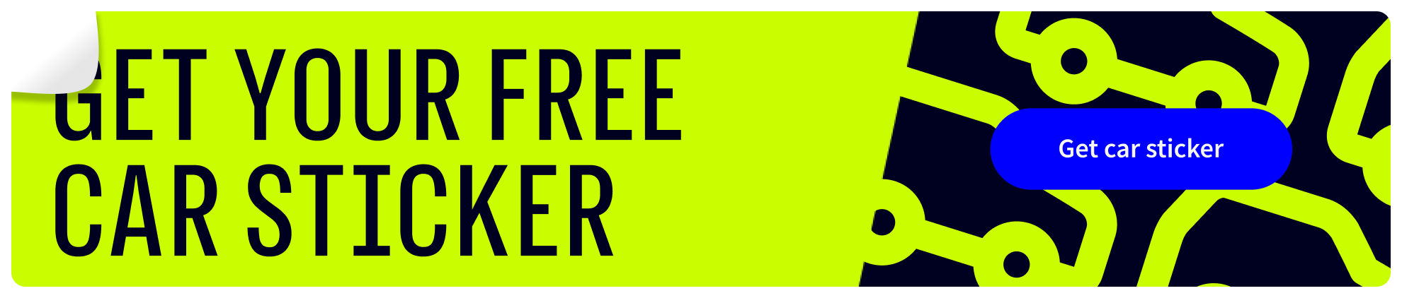 Get your free car sticker