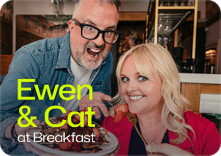 Ewen & Cat at Breakfast