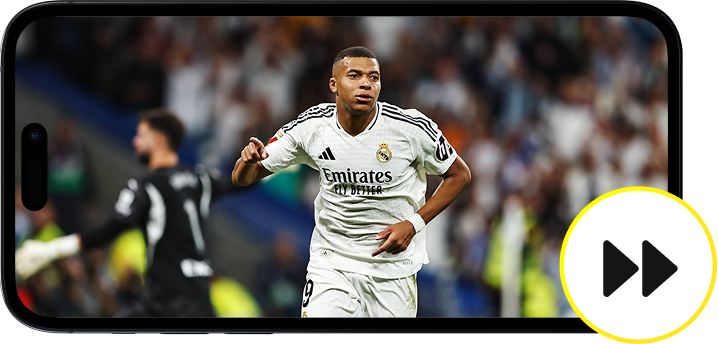 A rugby match being live streamed on STV Player